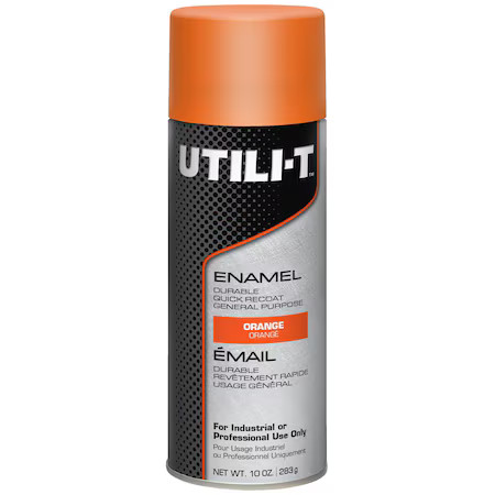 Rust-Oleum 387398 General Purpose Enamel Spray Paint, Orange, Gloss, Solvent,