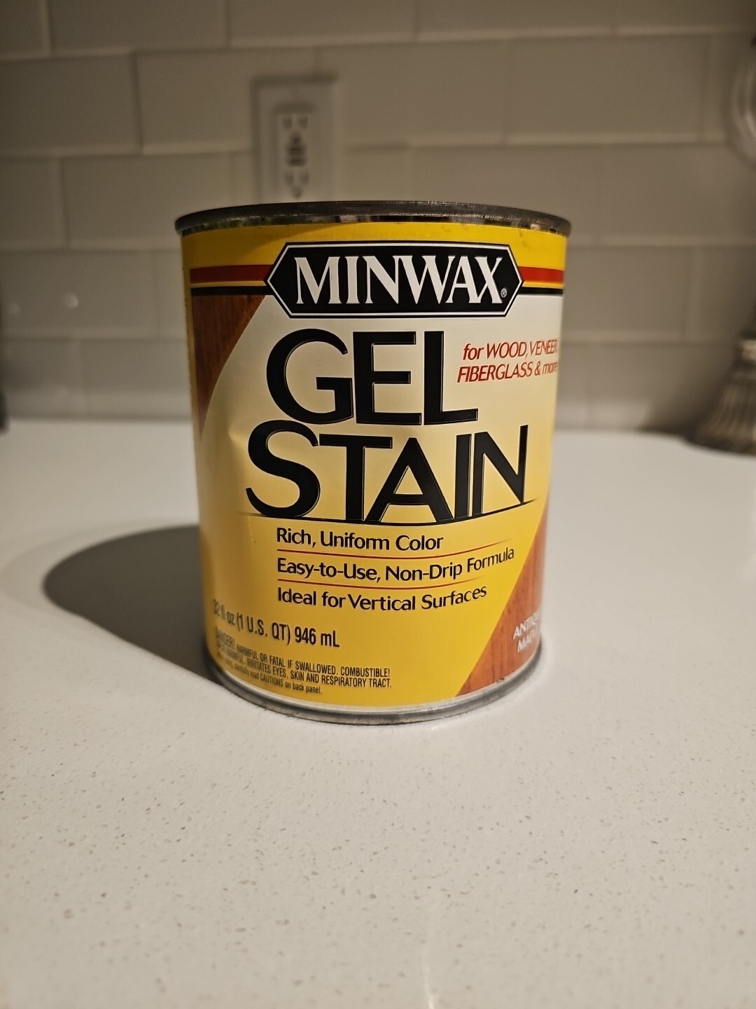 Minwax Gel Stain Antique Maple Quart- New