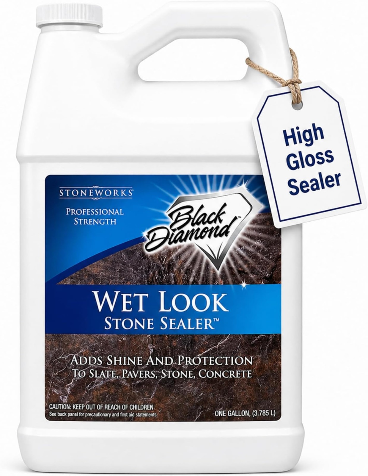 Wet Look Natural Stone Sealer. Durable, Long-Lasting Gloss Protection. Interi…