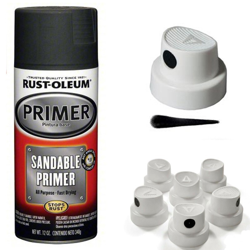 5 Spray NOZZLES for Rust-Oleum Automotive Sandable Primer Spray Paint