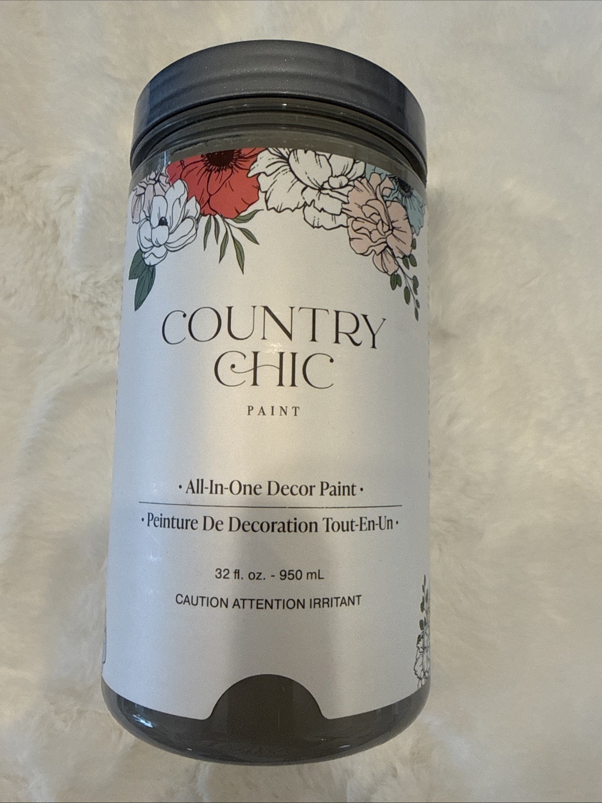 New Country Chic Chalk Style All In One Home Decor Paint 32oz Color: Cobblestone