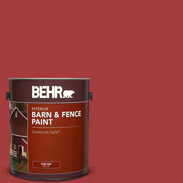 1 Gal. Red Barn and Fence Exterior Paint