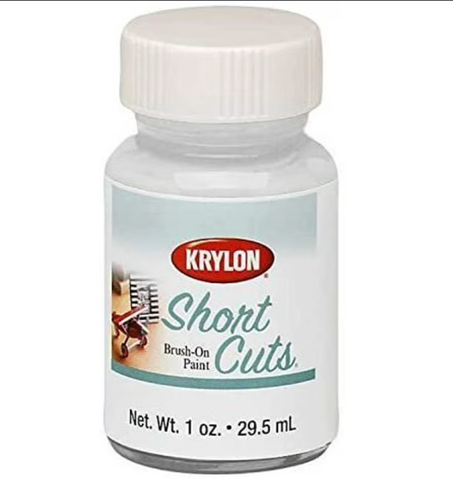 Krylon SCB-025 Gloss White Short Cuts Brush-On Paint – 1 oz