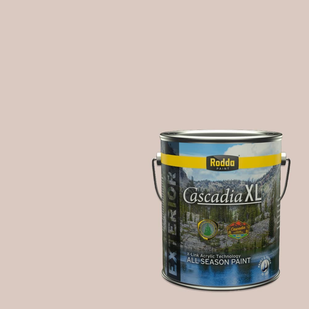 Rodda Paint Rodda Cascadia Xl Exterior Satin In One 1-Gallon Coconut Macaroon