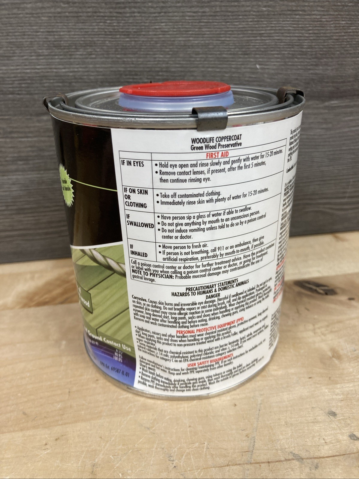 Rust-Oleum 1904A Wolman (Woodlife) CopperCoat 32 Fl Oz Green New