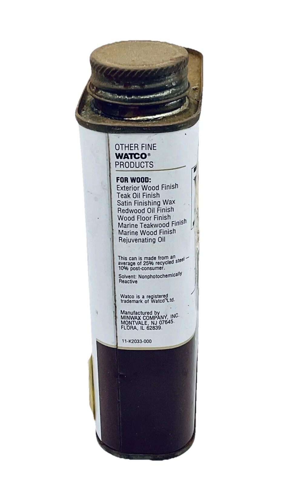 WATCO DANISH OIL FINISH by MINWAX BLACK WALNUT 473 ML – 1993 NEW OLD STOCK