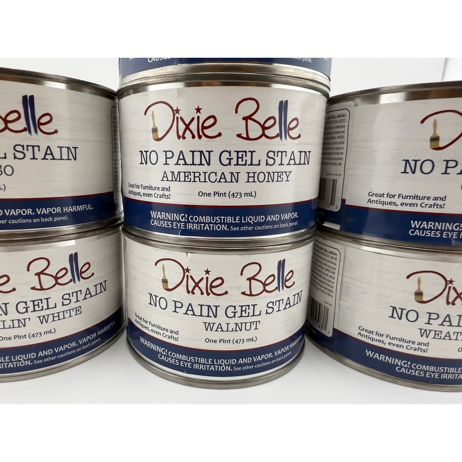 Dixie Belle No Pain Gel Stain 1 Pint 473ml Oil Based Furniture Stain Pick Color