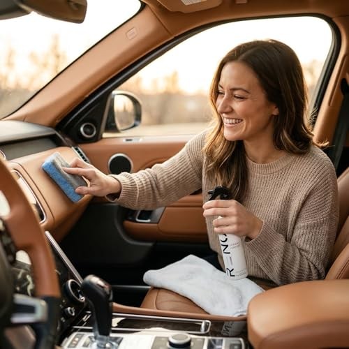 Ceramic Leather & Interior Coating Kit – Protect Car Seats, Vinyl, Plastics &
