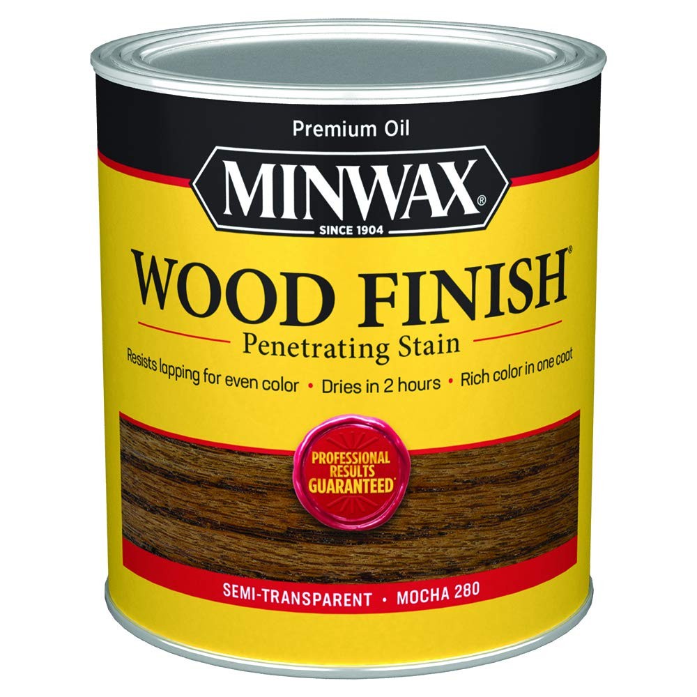 Minwax Quart Mocha Wood Stain Oil Based Quick Drying Interior Projects