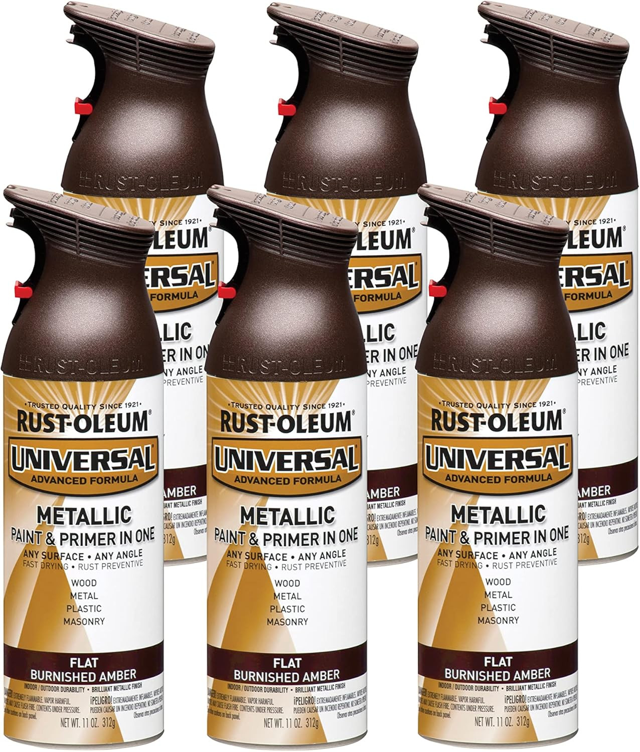 302151 Universal Clear Topcoat Spray, 11 Oz, Dead Flat Finish