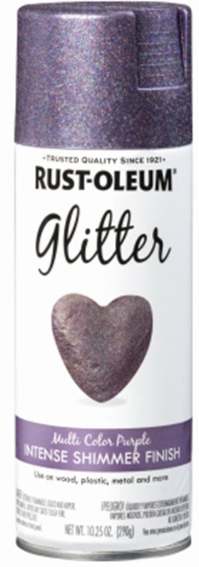 Rust-Oleum 342607 10.25 oz PURPLE GLITTER Specialty Spray Paint – Pack of 2