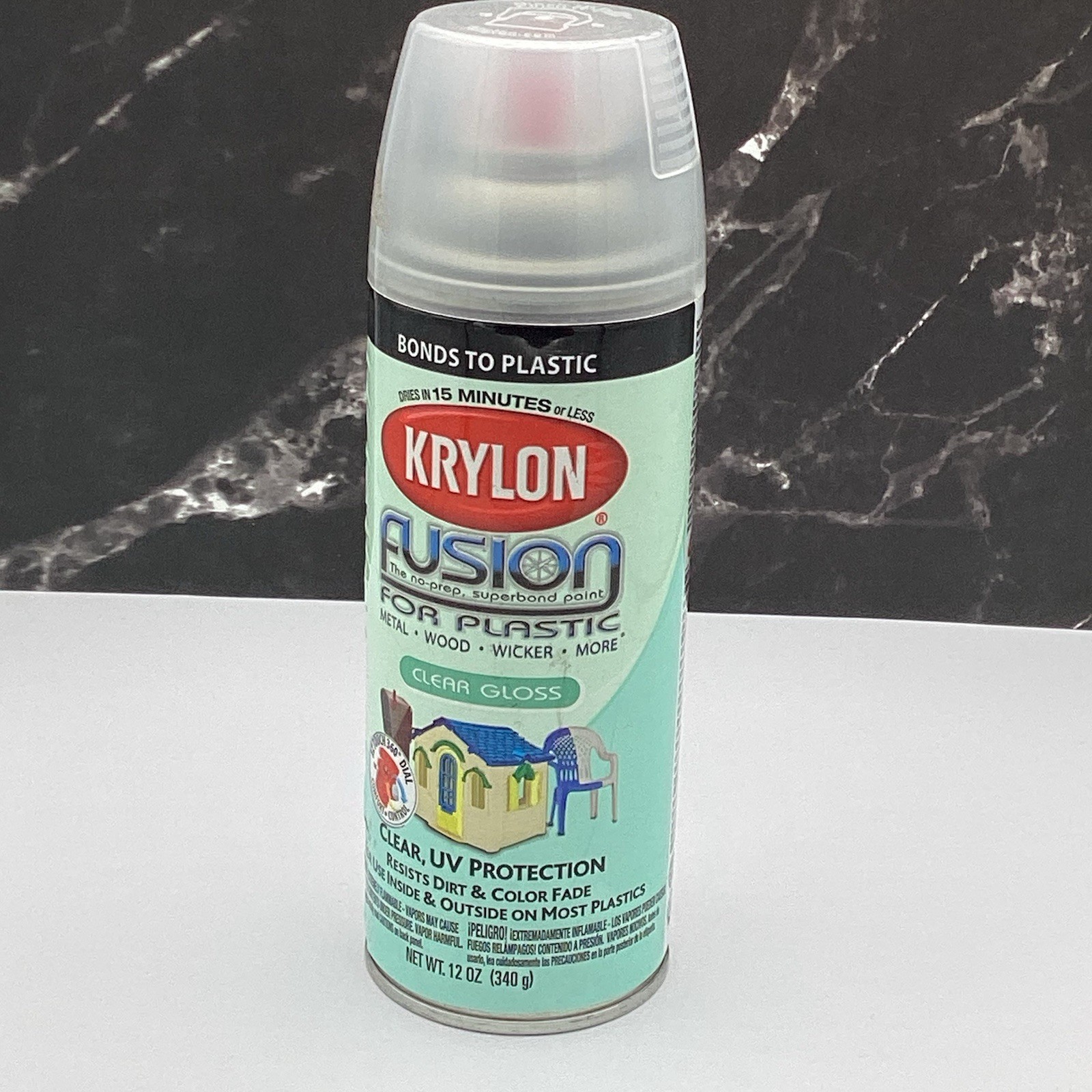 Krylon Fusin Plastic Clear Fusion (1 Can)