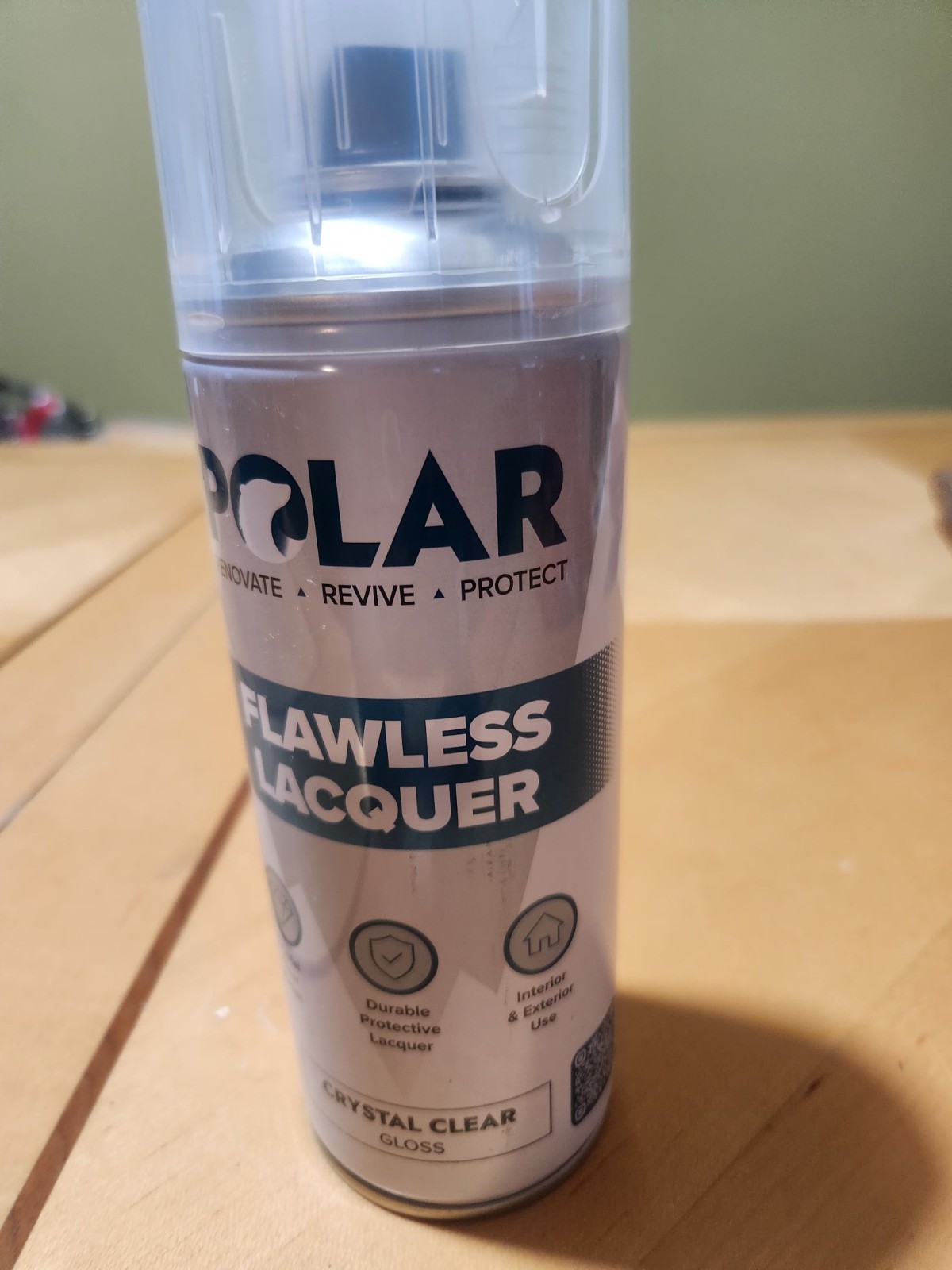 Polar Clear Gloss Flawless Lacquer Spray – 2 X 13.5 Fl Oz – Clear Coat Spray Pai