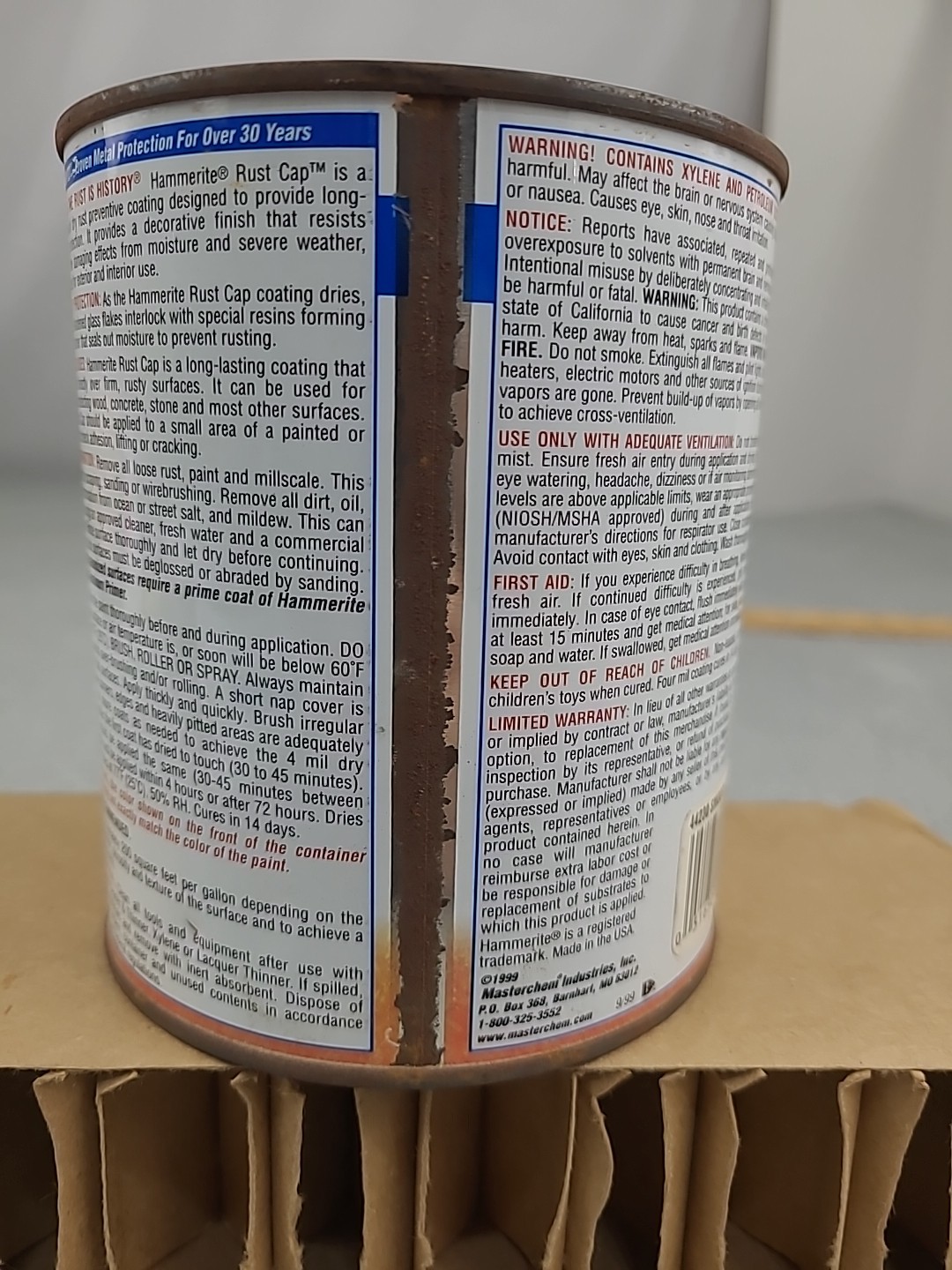 1x READ Hammerite Rust Cap Smooth Dark Green Quart 32 Oz Kilz Primer Paint