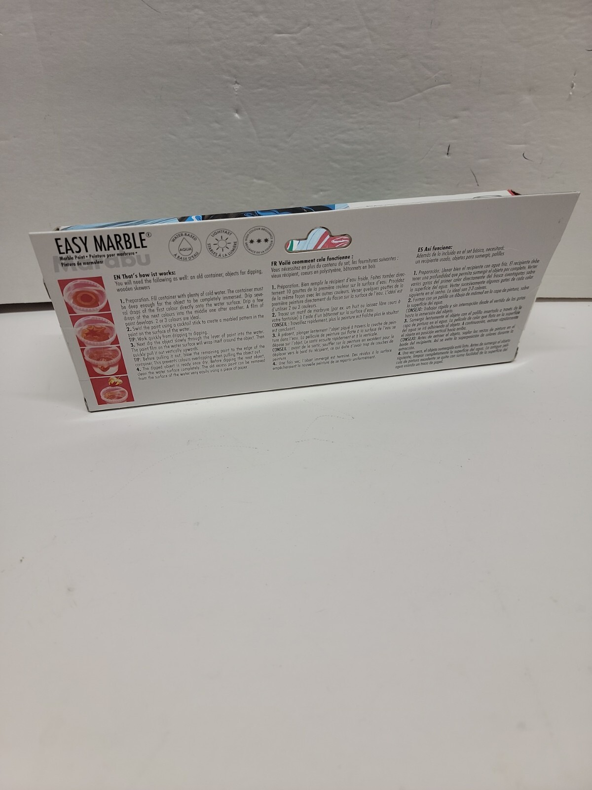 Marabu Creative Easy Marble Paint Starter Set 6 Package. 6x15ml