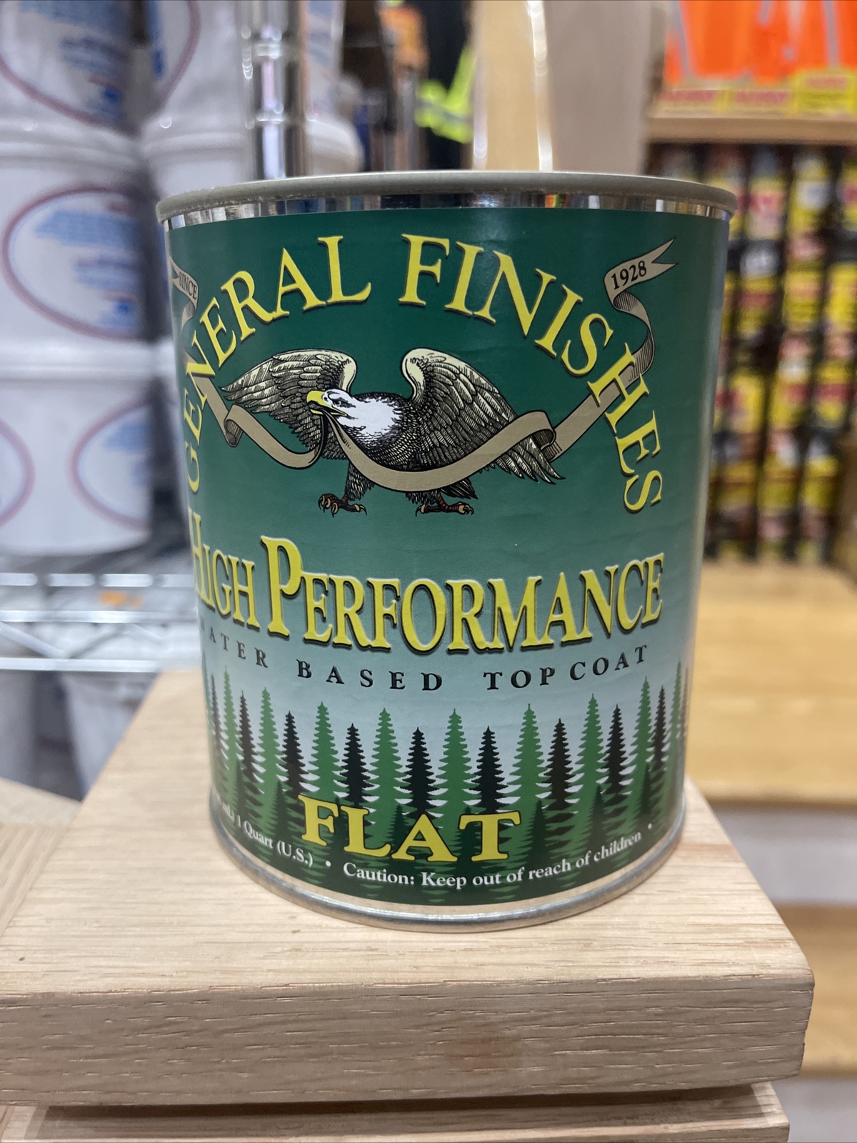 HP Polyurethane WB Flat Finish Quart