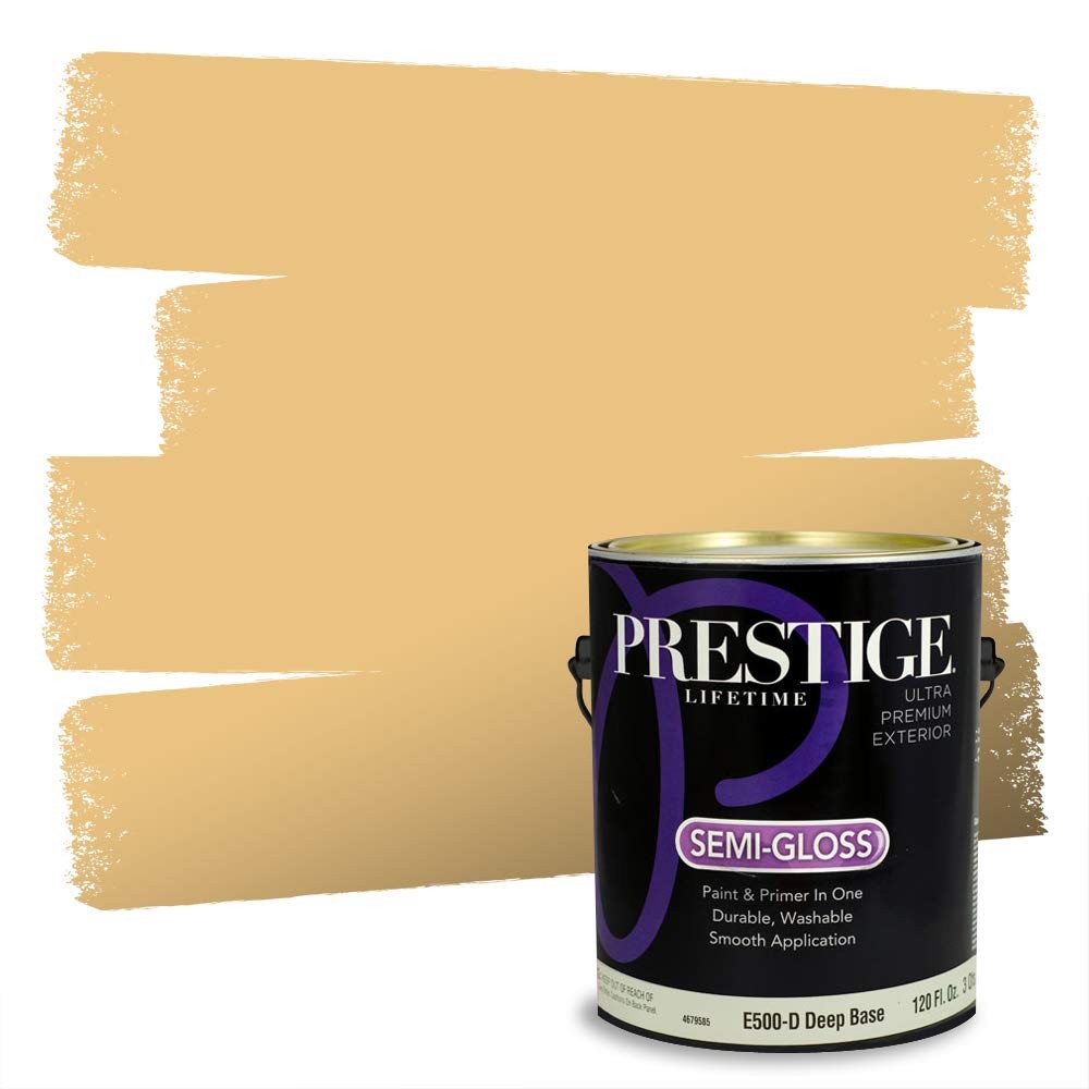 Prestige Paints Exterior Paint And Premiumr In One 1 Gallon Semi-Gloss Pineapple