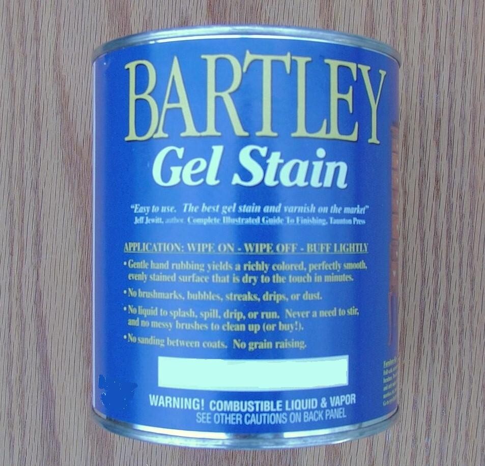Bartley Gel Stains & Clear Satin Finish Quart