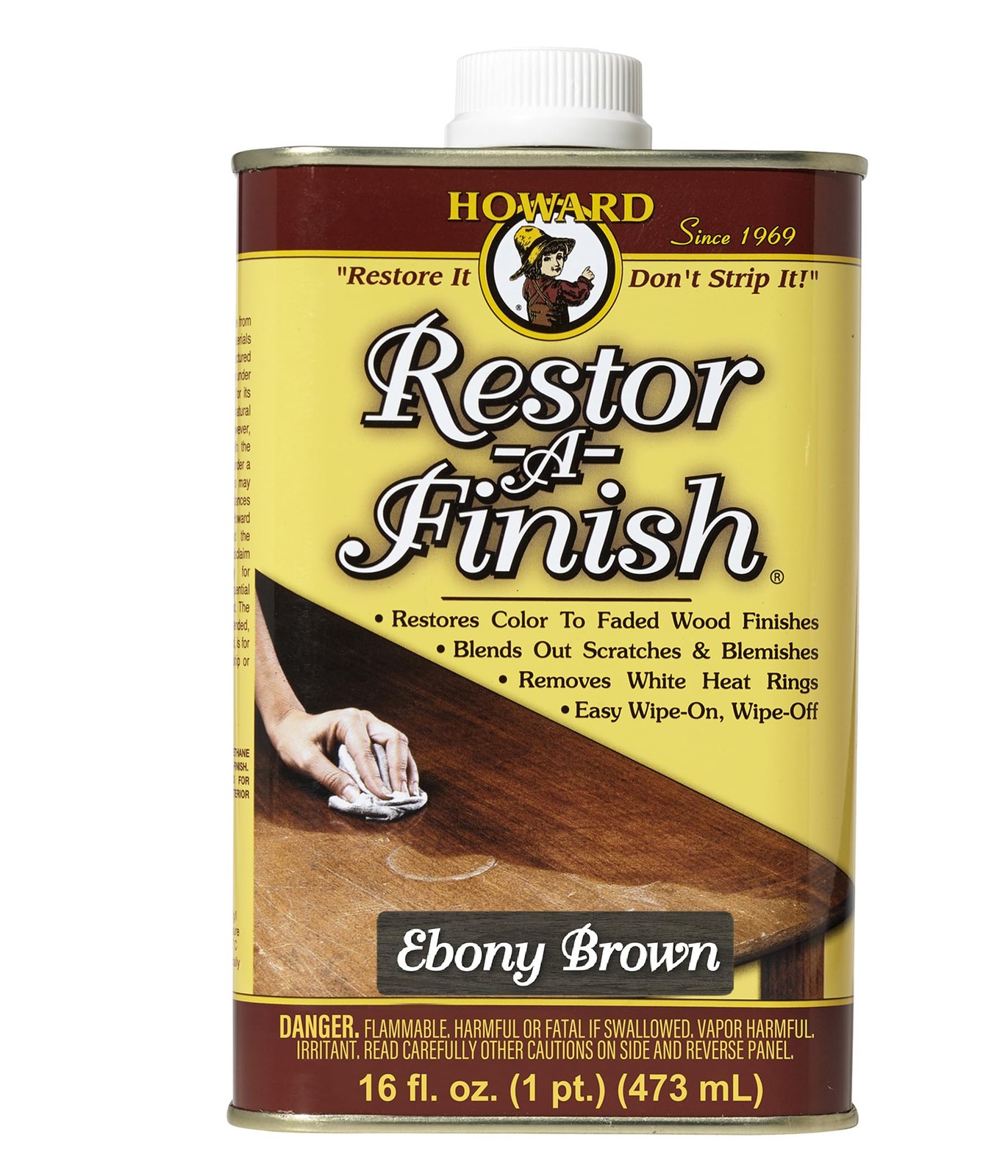 Howard Products RF8016 RF3016 16 Fl Oz (Pack of 1), Ebony Brown