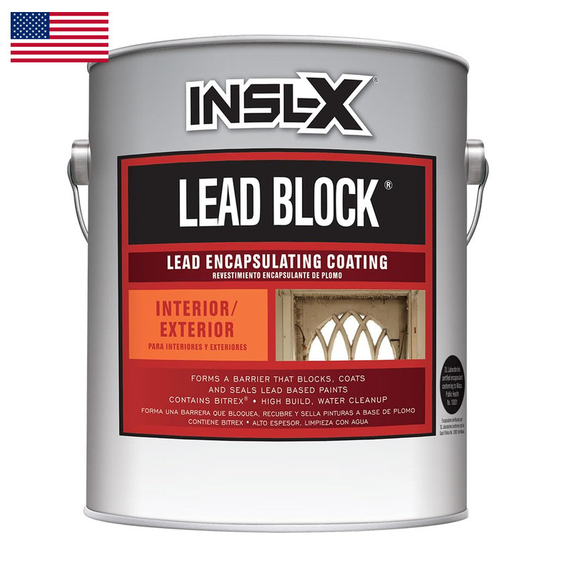 Insl-X Lead Block Lead Encapsulating Paint Eggshell White 1 Gallon