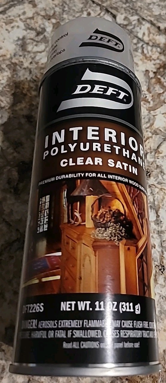 Deft Interior Polyurethane Clear Satin, 11-Oz Aerosol Spray, #DFT226S