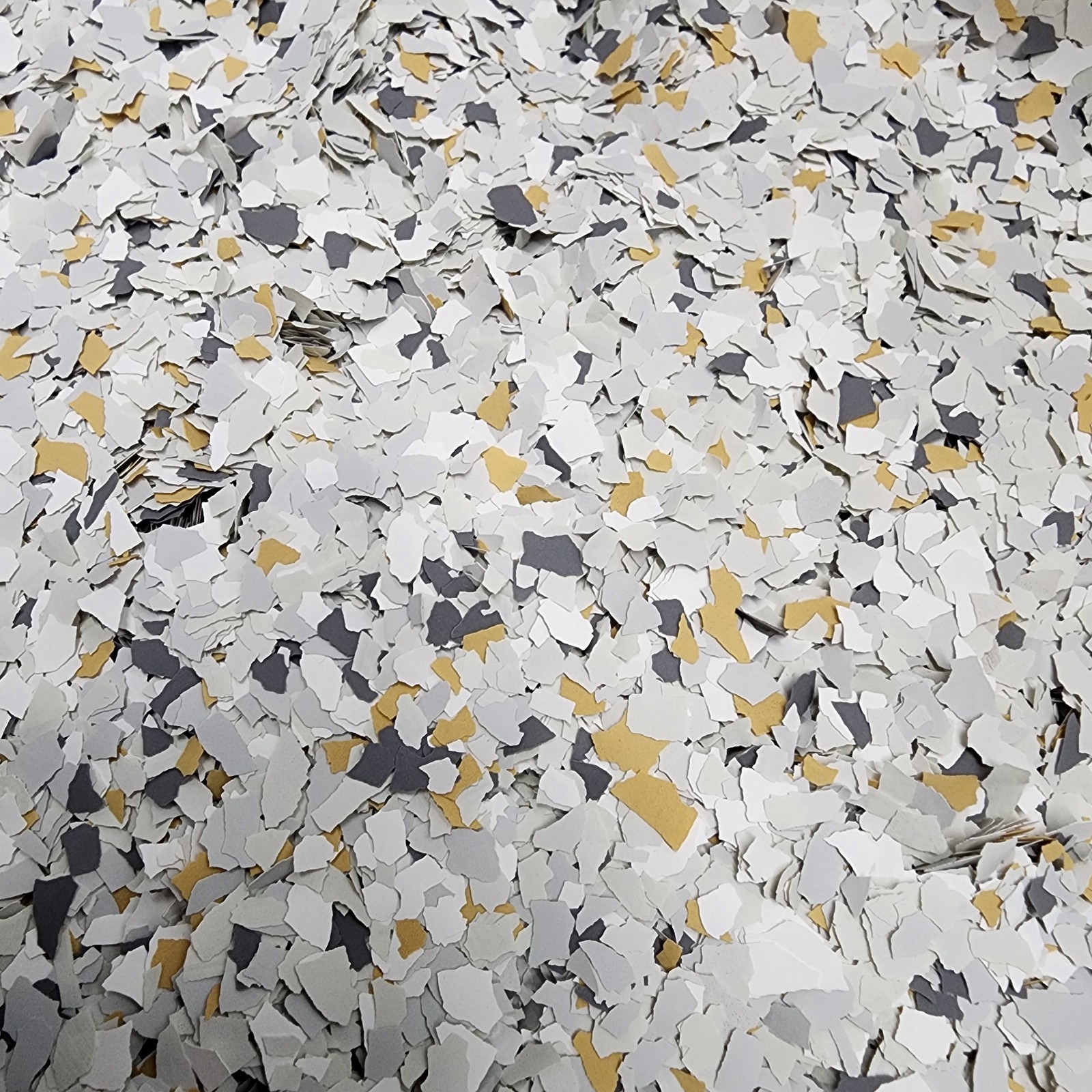 2Lb PREMIER GARAGE 1/4″ Color Chips SUTTERS MILL Epoxy Paint Flakes Garage Floor