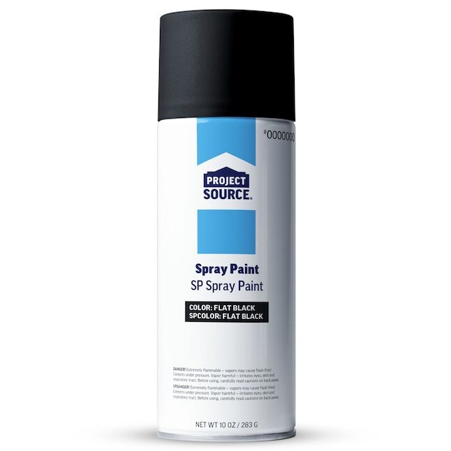 Flat Black Spray Paint (NET WT. 10-Oz)