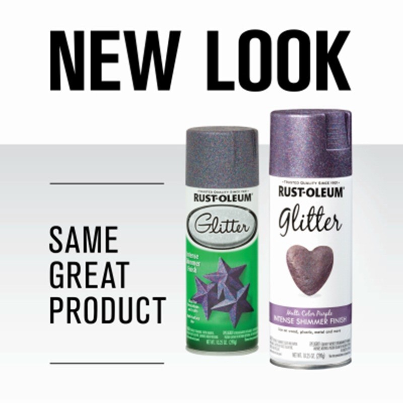 Rust-Oleum 342607 10.25 oz PURPLE GLITTER Specialty Spray Paint – Pack of 1