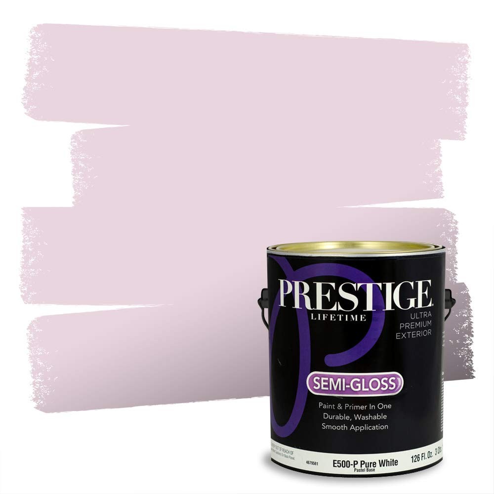 Prestige Exterior Paint And Premiumr In One Awareness Pink Semi-Gloss 1 Gallon