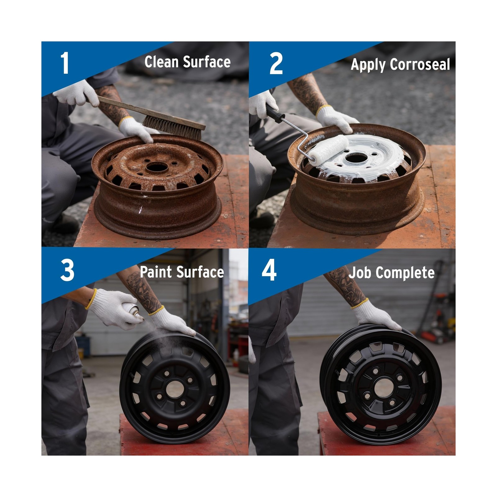 Corroseal Rust Converter & Metal Primer – Stops & Prevents Corrosion on Me