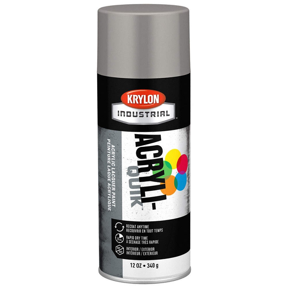 KRYLON INDUSTRIAL K01605A07 Spray Primer,Stone Gray 54TG78