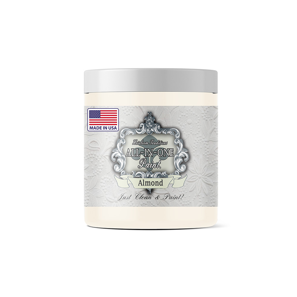 ALL-IN-ONE Paint by Heirloom Traditions – Almond (Off White) – 8 Fl Oz