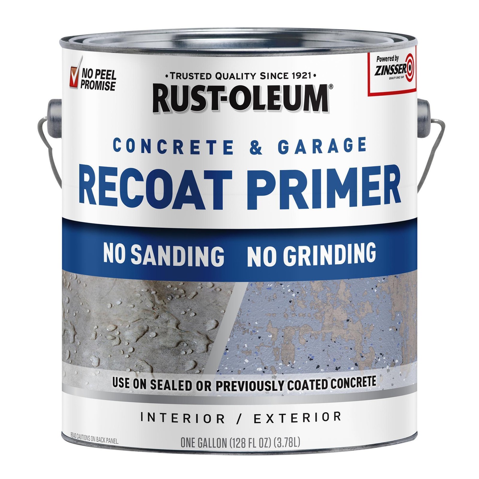 Rust-Oleum Concrete and Garage Recoat Primer, 1-Gal., Gray, No Sanding