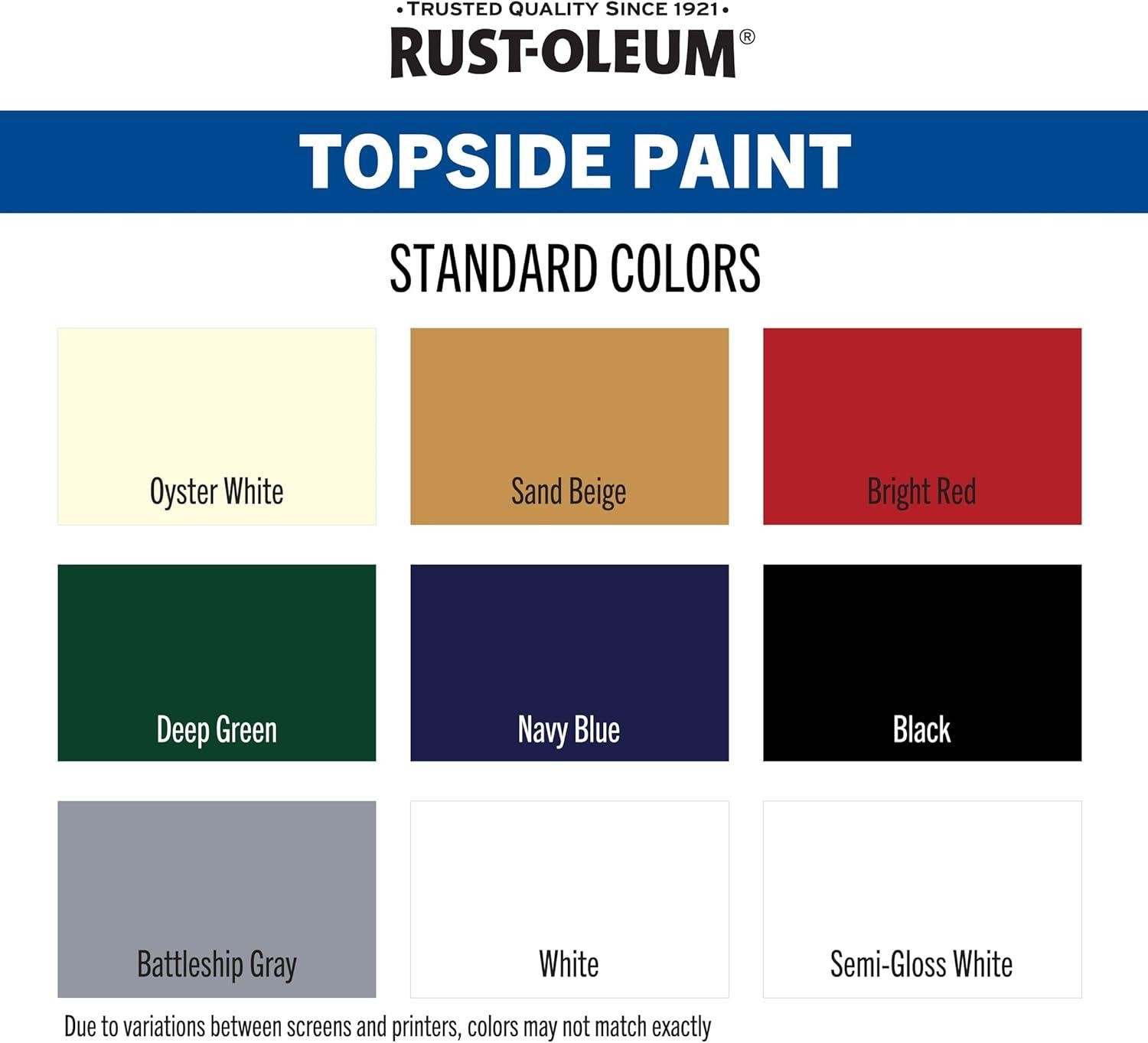 Rust-Oleum Marine Topside Paint- 1 Quart
