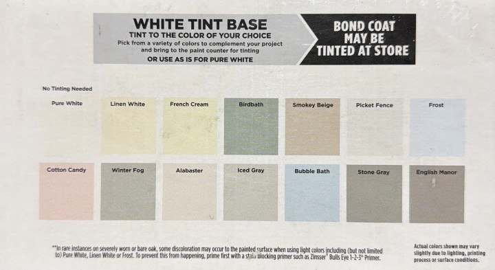 New Rust-Oleum Cabinet Transformation Complete Coating Kit Pure White Tint Base