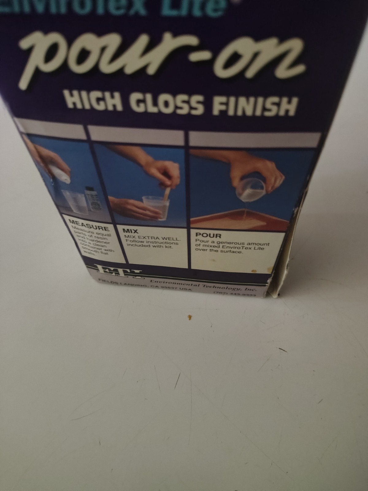 Enviro Tex Lite Pour-On High Gloss Finish 16oz Brand New. #02016
