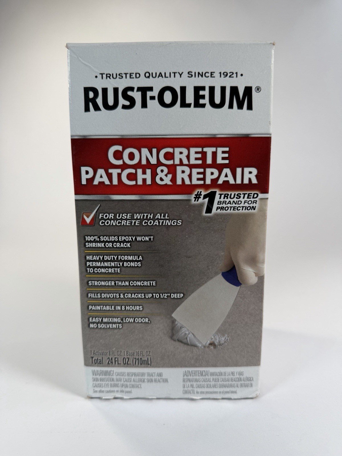 Rust-Oleum Concrete Patch & Repair #1 Trusted Brand, Concrete Floor Repair- 24oz