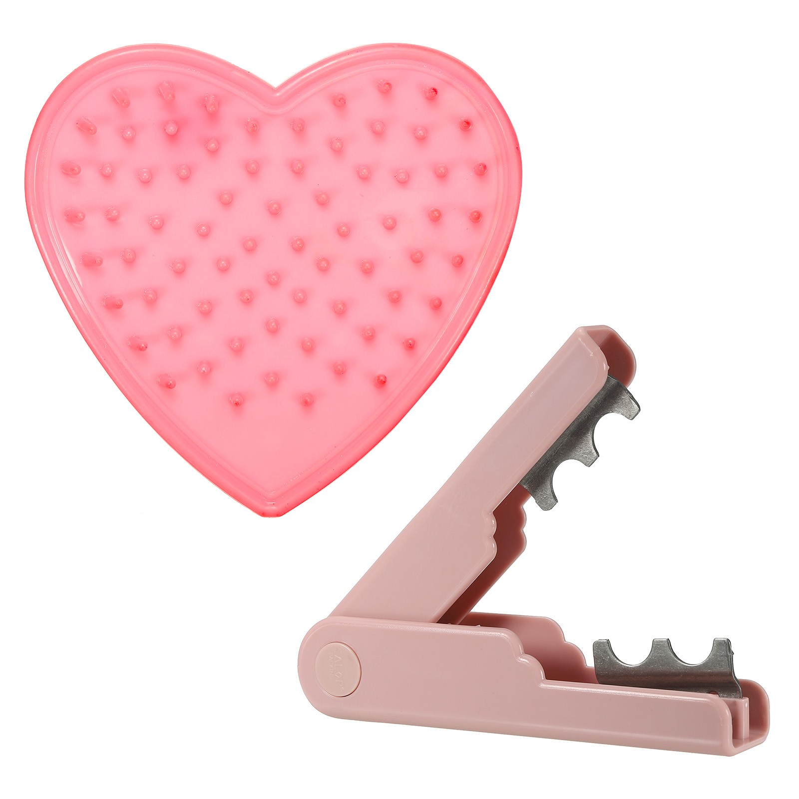 2pcs Rose Stem Leaf Thorn Stripper Remover Tool Stripping Kits Pink