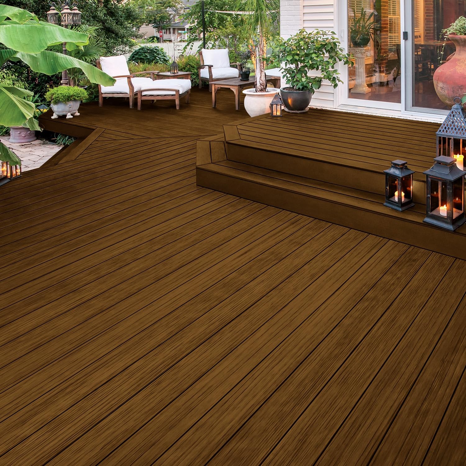 Olympic Maximum 1 Gal. Canyon Brown Transparent Exterior Stain And Sealer In