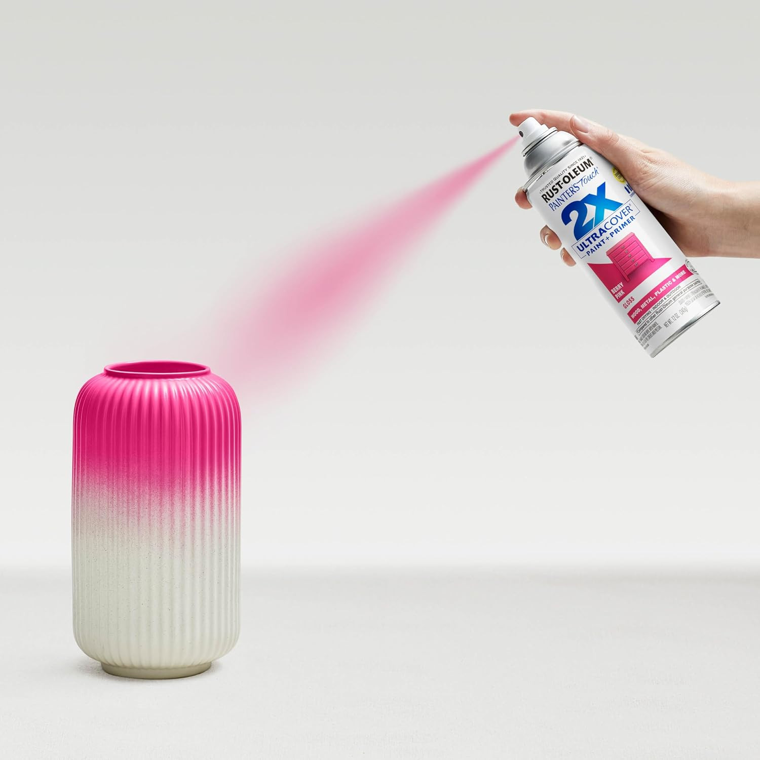 249123 Painter’S Touch Multi Purpose Spray Paint, 12-Ounce, Berry Pink