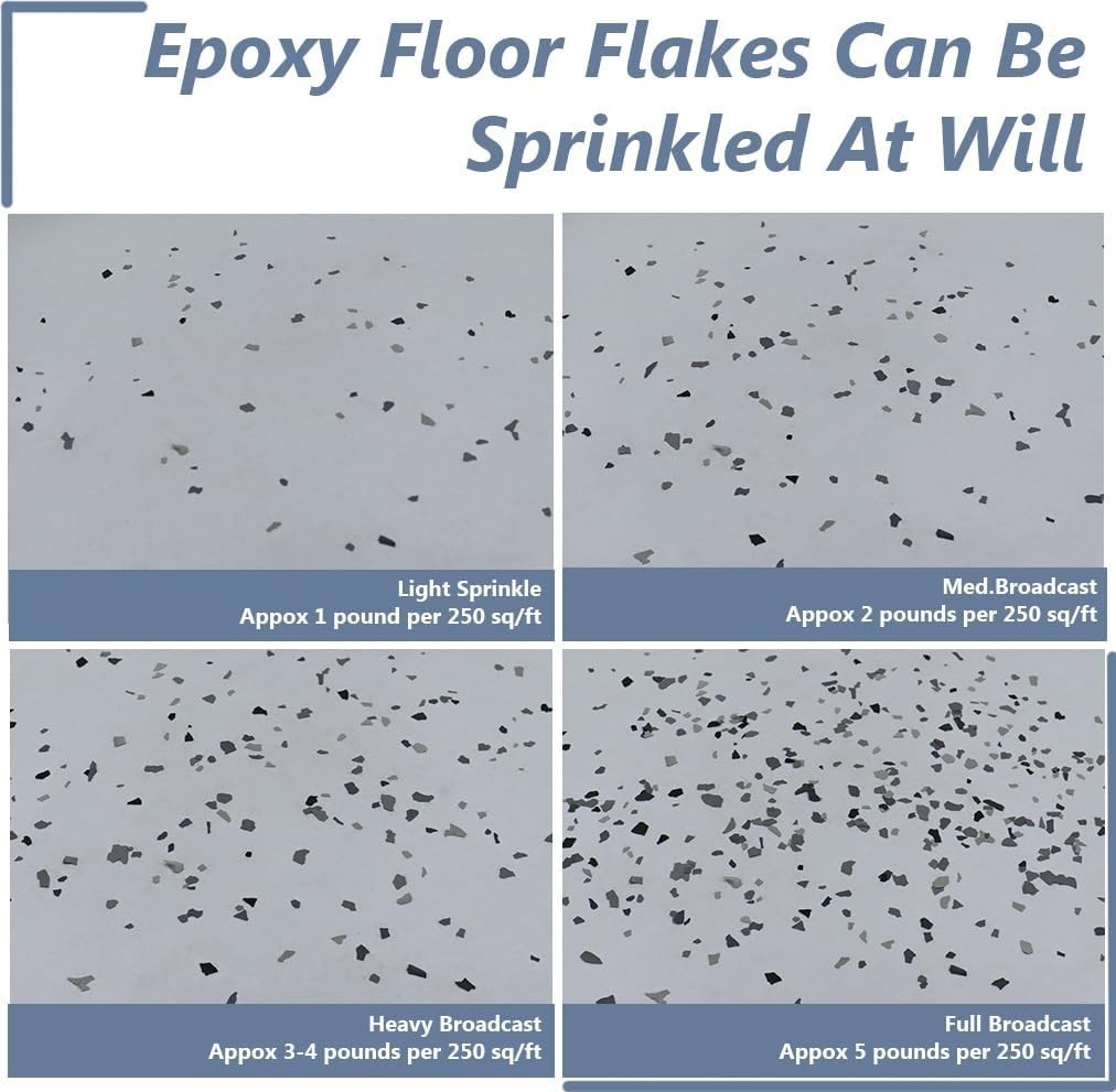 900G Decorative Epoxy Flakes – Waterproof Color Chips for Stylish Floors & Walls