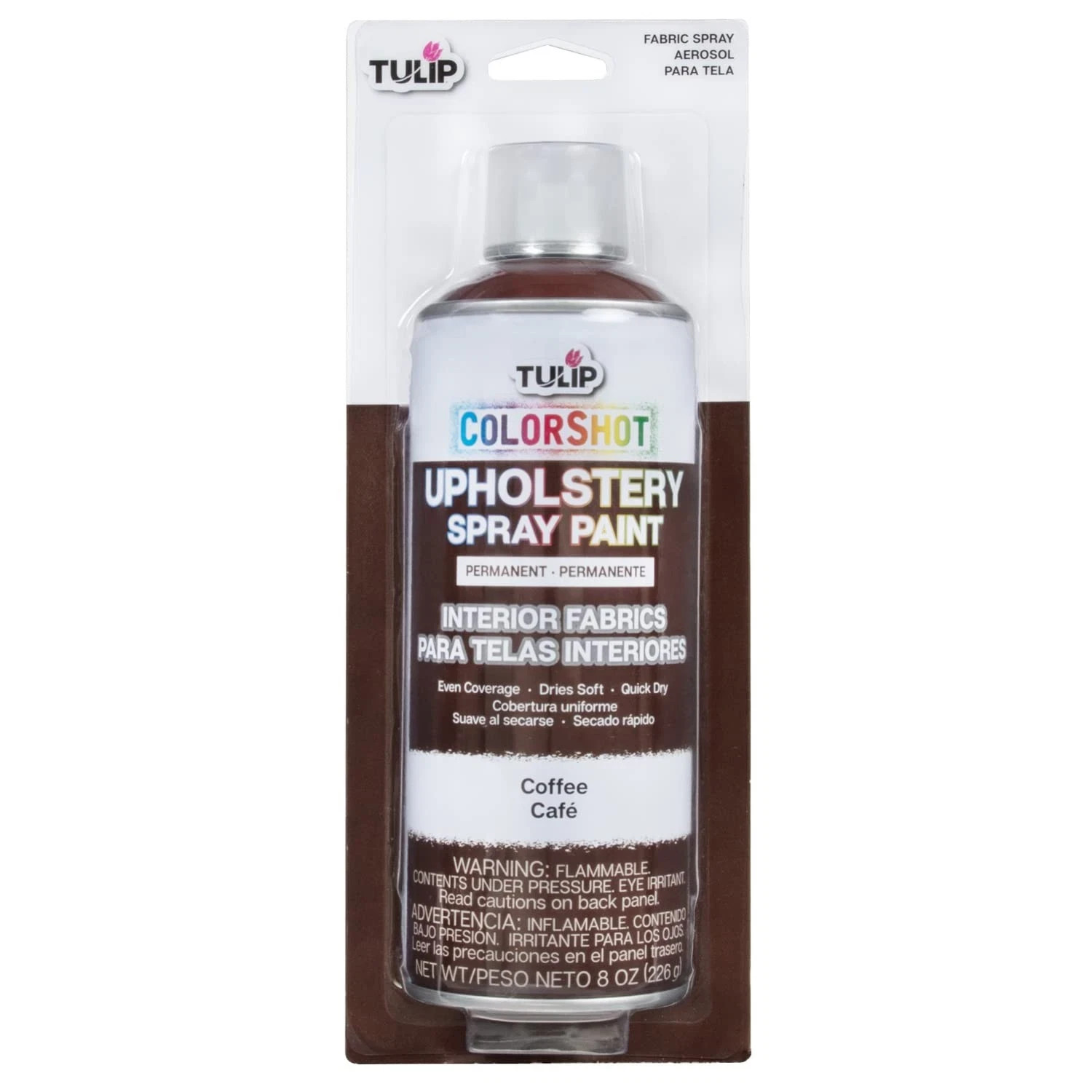 ColorShot Instant Fabric Color Interior Upholstery Spray 8 oz – Coffee (Packa…