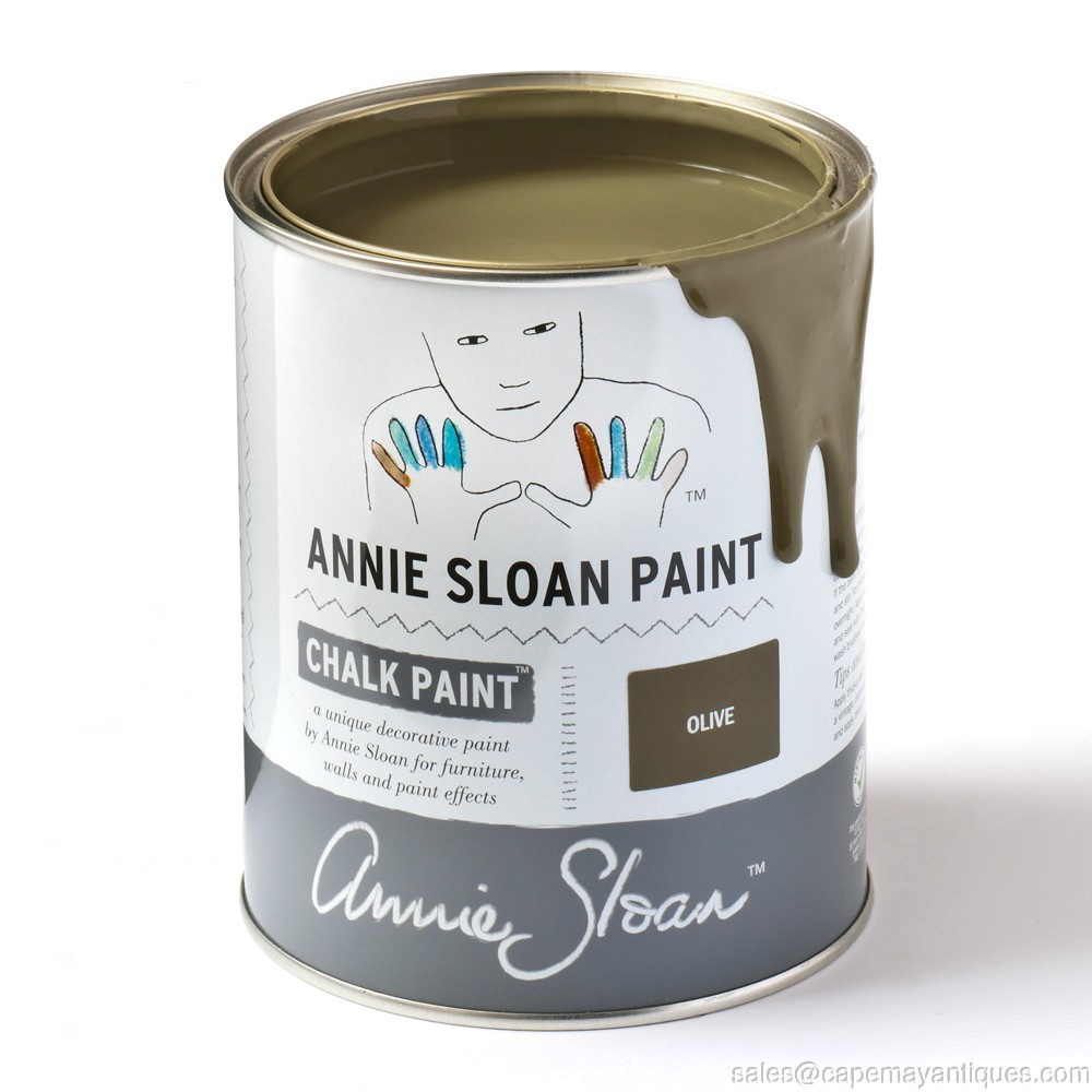 Annie Sloan Chalk Paint Olive Green 1 Ltr Furniture Paint Covers 150′