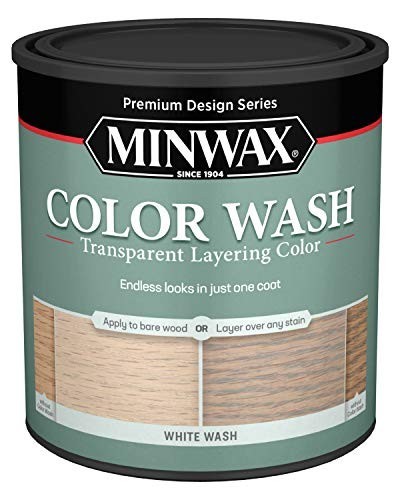 White Wash Pickling Stain – Transparent Layering Color, 1 Quart for Wood Finishi