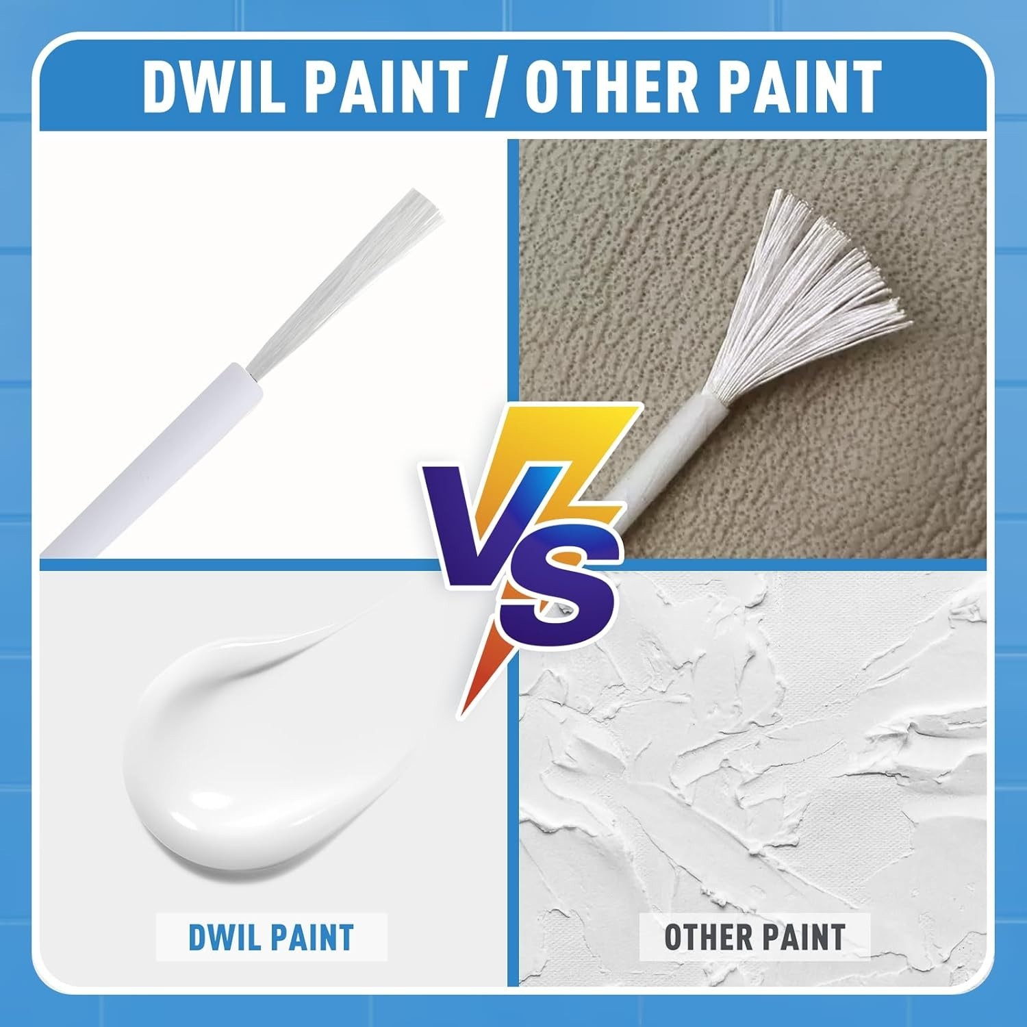 Quick-Drying Touch Up Paint for Bathtub & Tile – 1.5 Fl Oz Floral White Finish