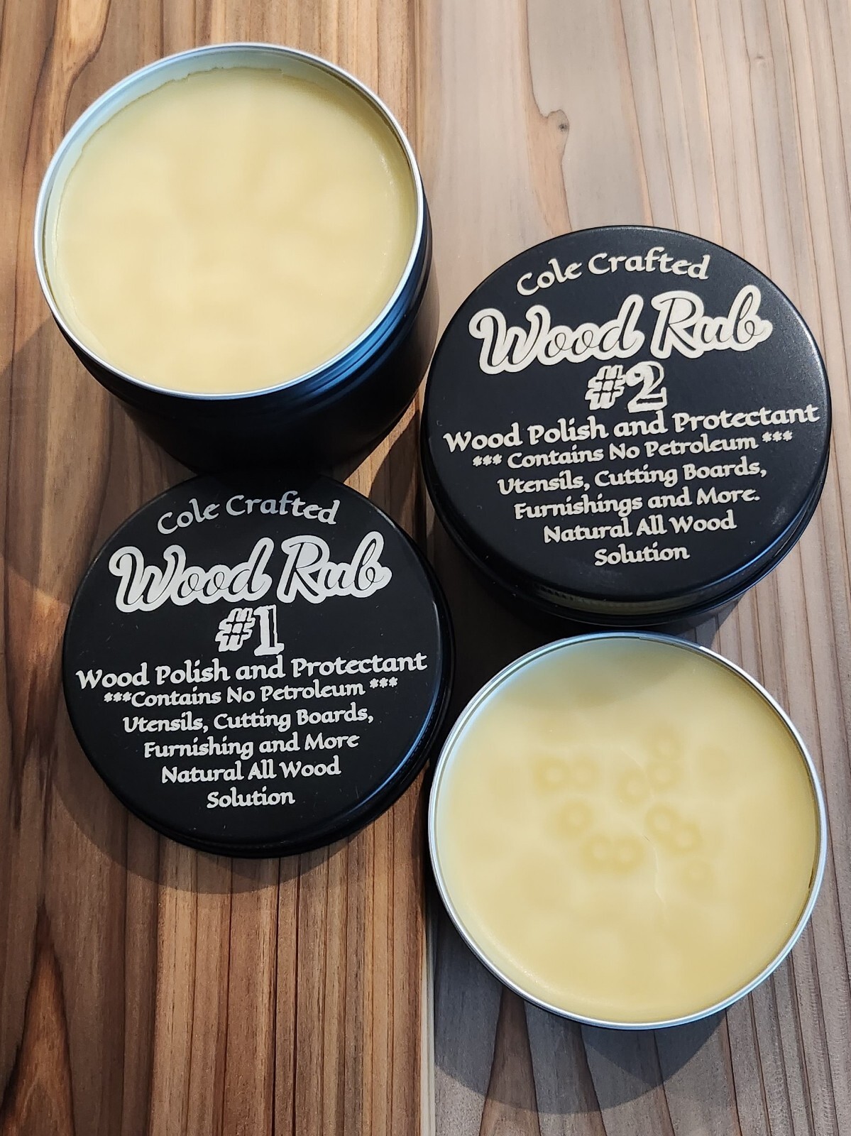 All Natural Wood Rub Sealant Protectant Finish Organic Petroleum Free Food Grade