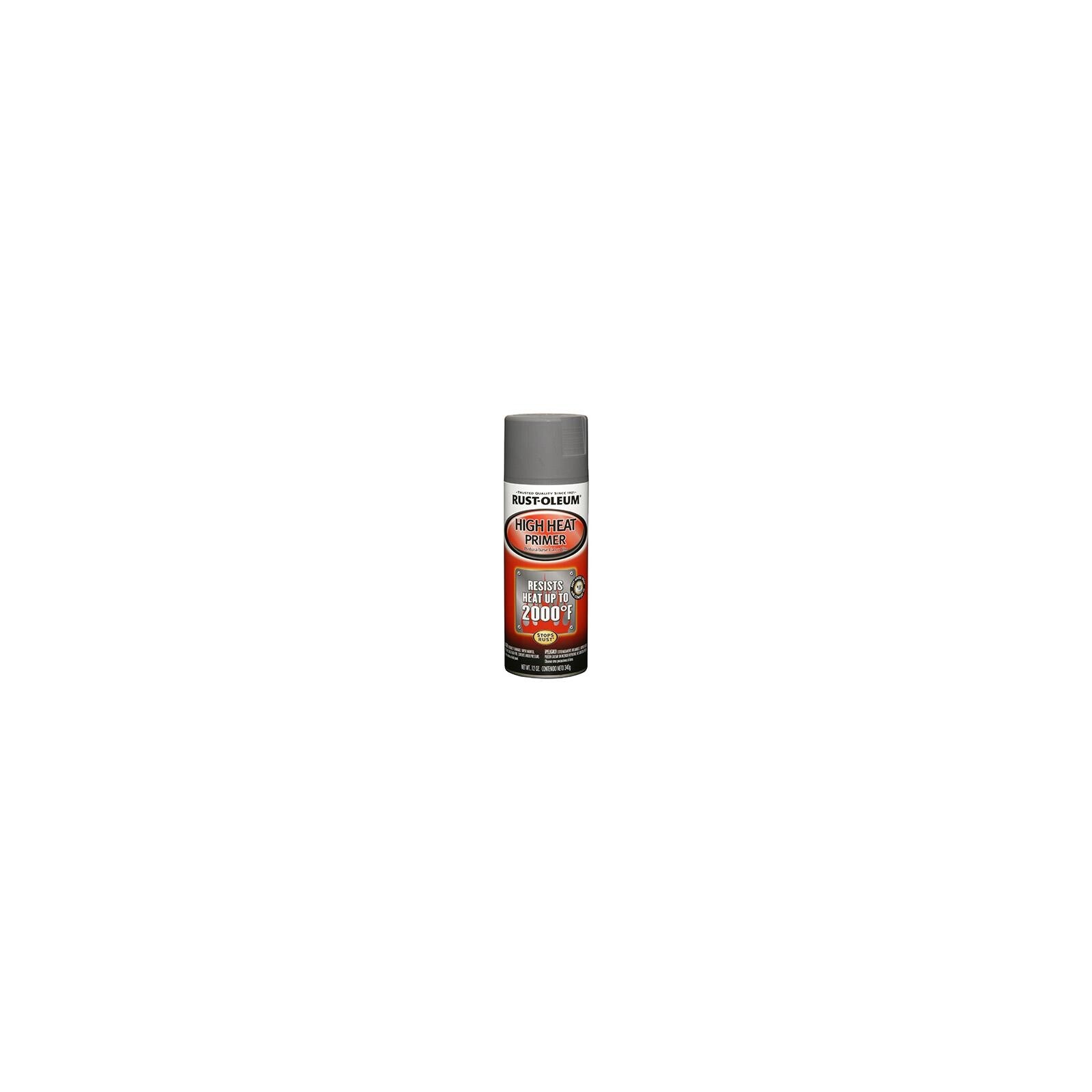 Rust-Oleum Automotive High Heat Primer Spray – Gray, 12 oz (249340)