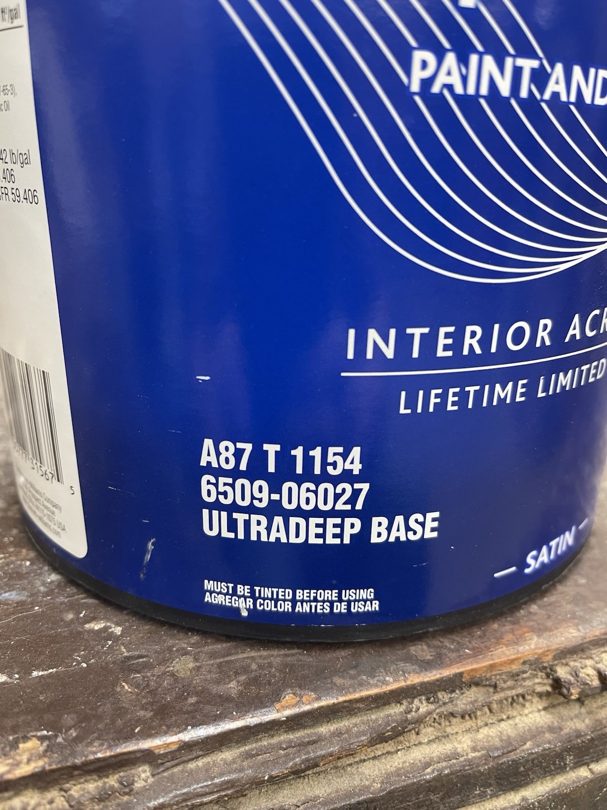 1 Gallon Sherwin Williams SuperPaint Interior Latex/ Ultradeep Base / Satin