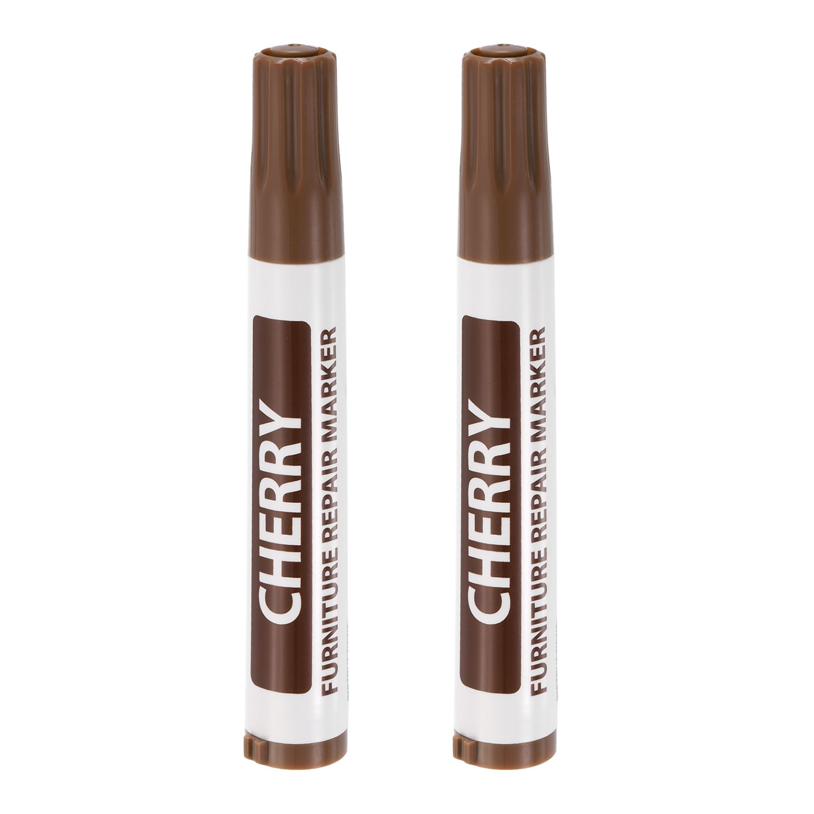 2Pcs Furniture Repair Wood Markers Cherry Touch Up Filler Sticks Oil Based