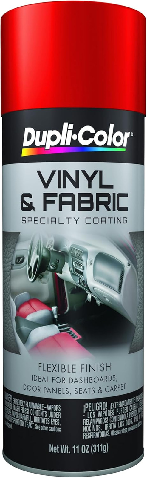 HVP100 Vinyl and Fabric Coating Spray Paint – Red – 11 Oz Aerosol Can
